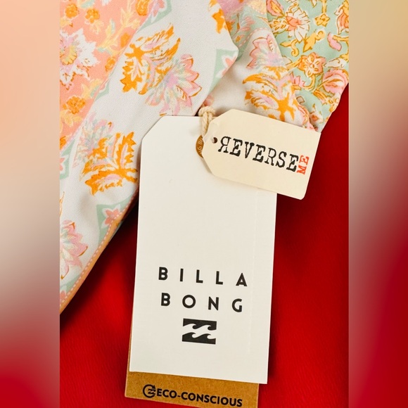 Billabong Girl's Layered with Love Reversible High Neck Two-Piece Swim Set 7 NWT - Picture 6 of 9